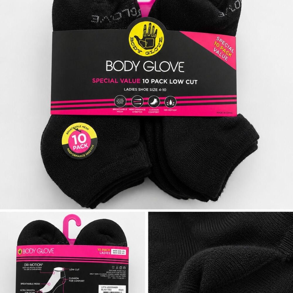 Body-glove Women's Black Socks